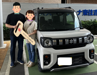 スペーシアギア　ご納車させていただきました！！